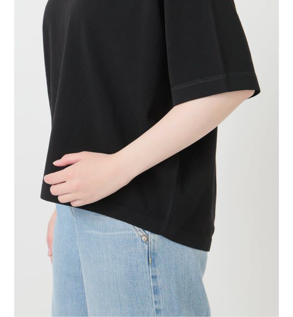 IENA「ウォッシャブルファインコットンニットTシャツ」|ニット・セーター|