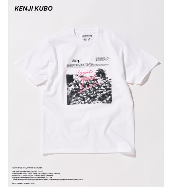 417 EDIFICE「NOISE ARCHIVE Tシャツ」|Tシャツ・カットソー|ホワイト A