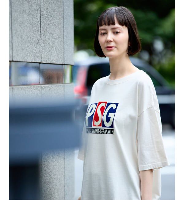 Paris Saint-Germain「【Paris Saint-Germain 】 JP Classic Flock Logo Tee 1」|Tシャツ・カットソー|