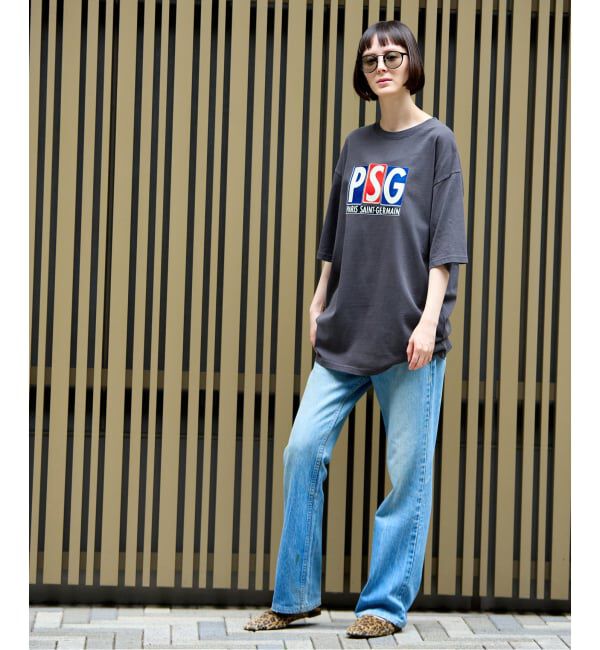 Paris Saint-Germain「【Paris Saint-Germain 】 JP Classic Flock Logo Tee 1」|Tシャツ・カットソー|
