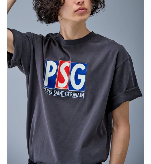 Paris Saint-Germain「【Paris Saint-Germain 】 JP Classic Flock Logo Tee 1」|Tシャツ・カットソー|