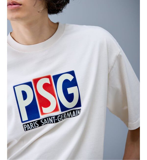 Paris Saint-Germain「【Paris Saint-Germain 】 JP Classic Flock Logo Tee 1」|Tシャツ・カットソー|