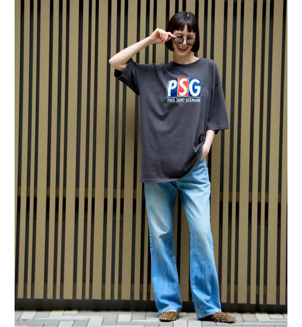 Paris Saint-Germain「【Paris Saint-Germain 】 JP Classic Flock Logo Tee 1」|Tシャツ・カットソー|