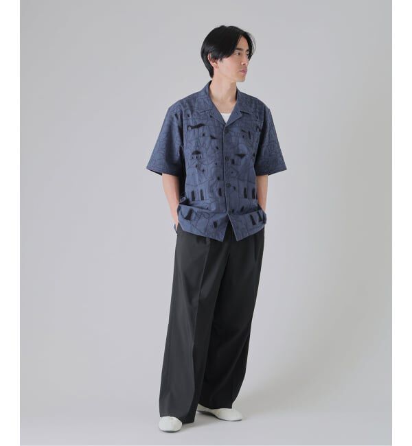 EDIFICE「《WEB限定》ワイド イージー トロピカルスラックス」|スラックス|