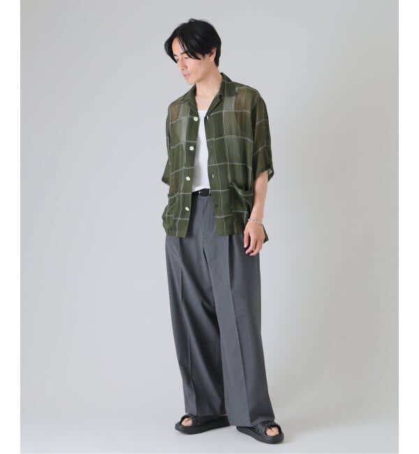 EDIFICE「《WEB限定》ワイド イージー トロピカルスラックス」|スラックス|