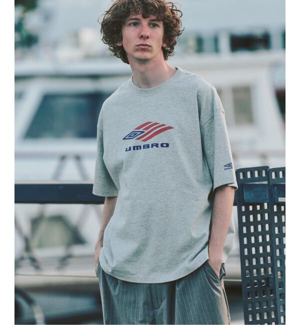 417 EDIFICE「UMBRO&times;417 USA26 FLAG LOGO TEE」|Tシャツ・カットソー|