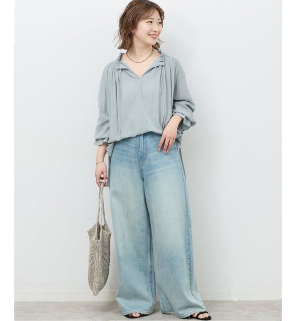 JOURNAL STANDARD relume「メランジフリルブラウス」|シャツ・ブラウス|