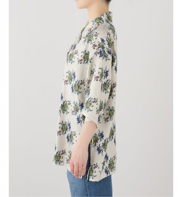 journal standard L'essage「【FUMIE TANAKA/フミエタナカ】flower satin SH シャツ」|シャツ・ブラウス|