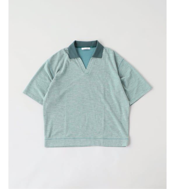JOURNAL STANDARD「ダブル フェイス ニット スキッパー」|Tシャツ・カットソー|グリーン
