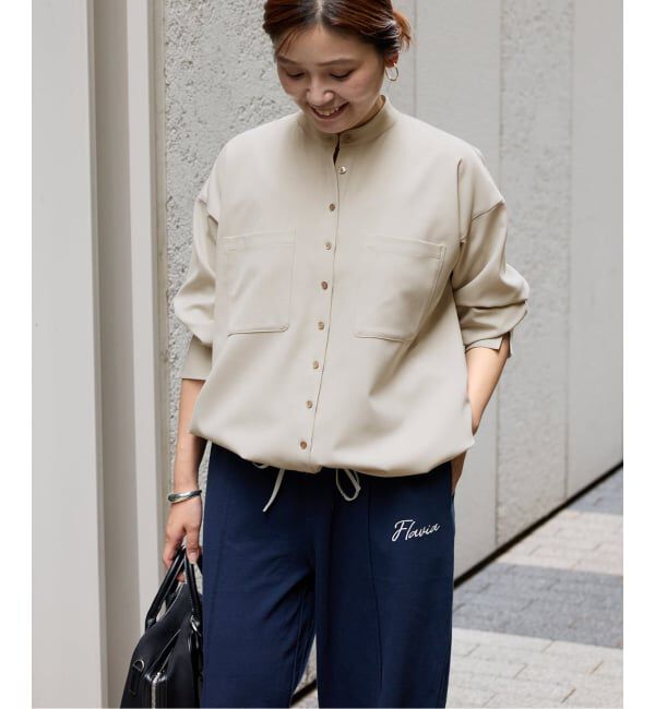 JOURNAL STANDARD「《追加予約》ウーリッシュツイルタックボリュームシャツ」|シャツ・ブラウス|