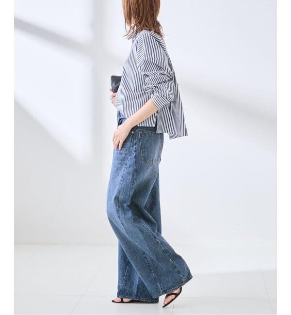 journal standard L'essage「《予約》バレルワイドデニムパンツ」|デニム|