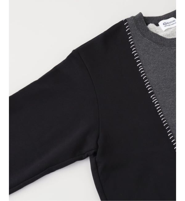 JOURNAL STANDARD「KUON Sashiko Docking Sweatshirt」|スウェット・ジャージ|