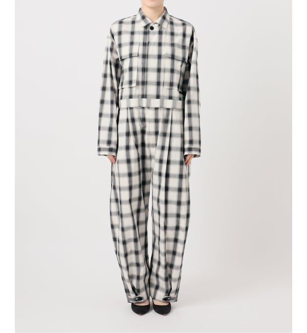 Glyph「《一部店舗+WEB限定》Glyph Ombre Check Jumpsuit」|オールインワン|