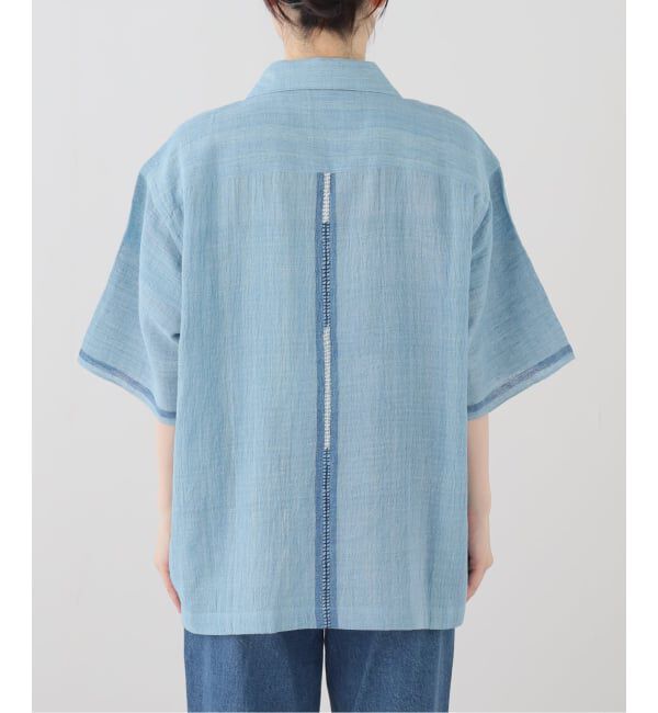 FRAMeWORK「KARDO ROHITナチュラルダイハンド刺繍shirt」|シャツ・ブラウス|