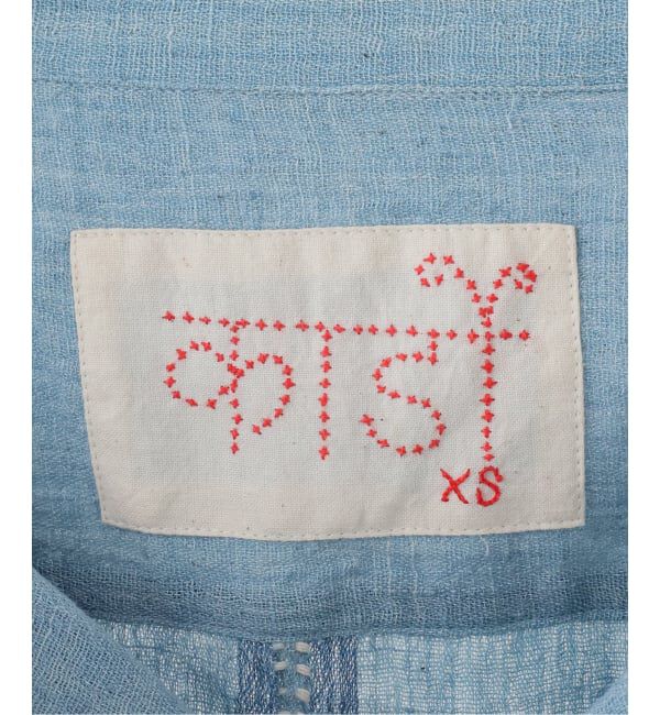 FRAMeWORK「KARDO ROHITナチュラルダイハンド刺繍shirt」|シャツ・ブラウス|