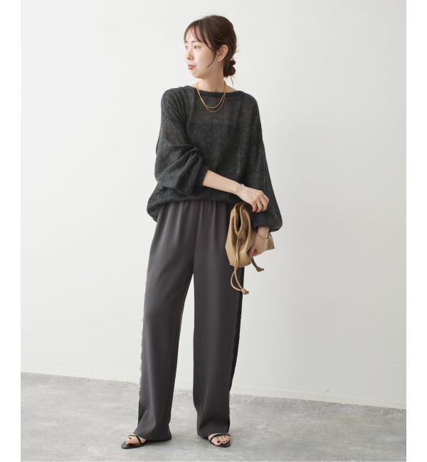 Spick and Span「《予約》ルーズモヘヤパフスリーブニット」|ニット・セーター|