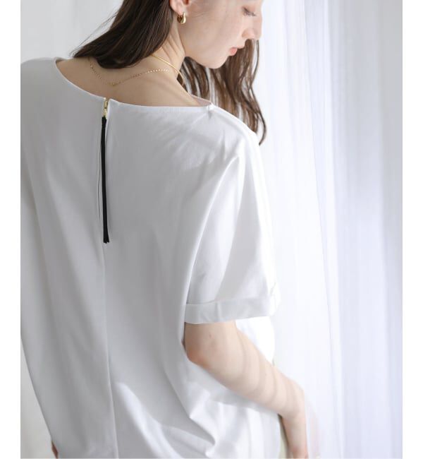  「【洗える】高機能カーブヘムプルオーバー」|Tシャツ・カットソー|