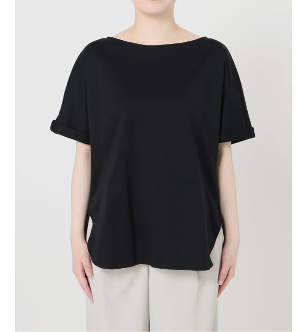  「【洗える】高機能カーブヘムプルオーバー」|Tシャツ・カットソー|