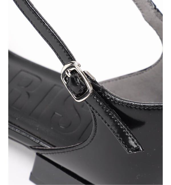 GRISE「《WEB+一部店舗限定》GRISEナロースクエアコンビTストラップセパレートフラット」|その他|