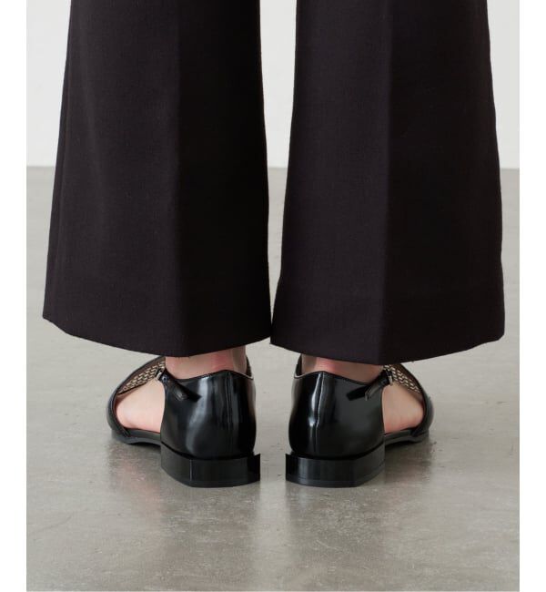 GRISE「《WEB+一部店舗限定》GRISEナロースクエアコンビTストラップセパレートフラット」|その他|