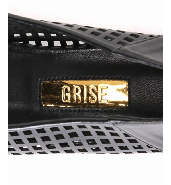 GRISE「GRISE スクエア LATTICE CUT フラット」|その他|