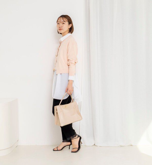 NOLLEY'S「ウォッシャブルウエストリボン2WAYロングシャツ」|シャツ・ブラウス|