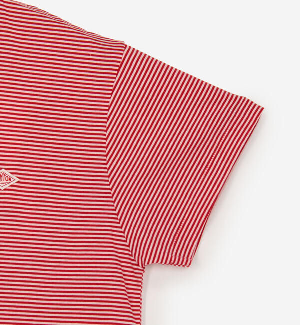 DANTON「DANTON | クルーネック Tシャツ STRIPE WOMEN」|Tシャツ・カットソー|