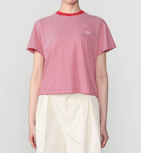 DANTON「DANTON | クルーネック Tシャツ STRIPE WOMEN」|Tシャツ・カットソー|