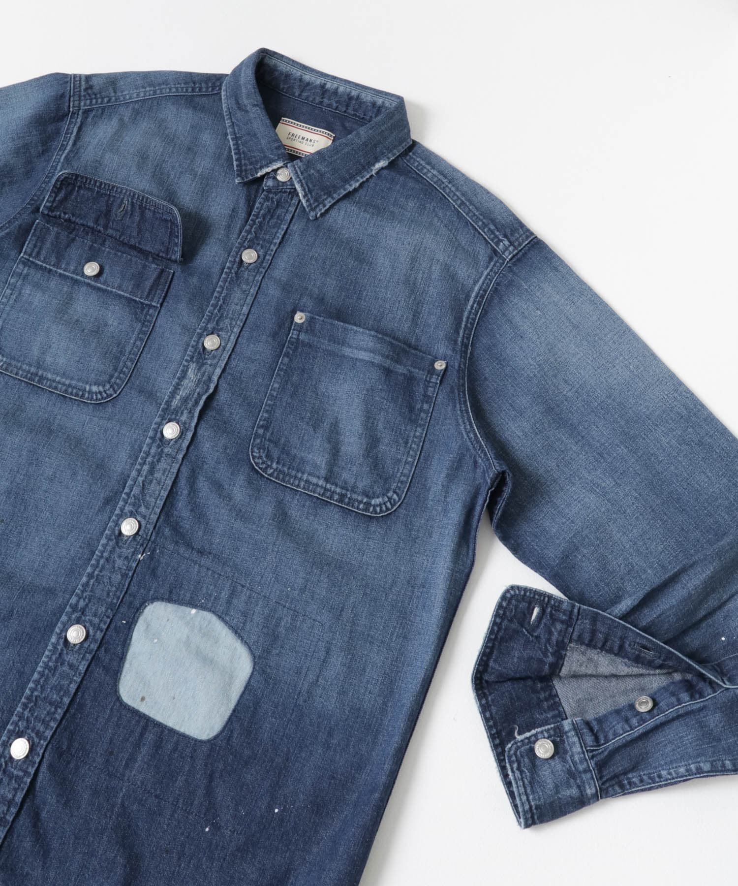 URBAN RESEARCH「FREEMANS SPORTING CLUB　GREAT JONES JEAN SHIRT」|シャツ・ブラウス|