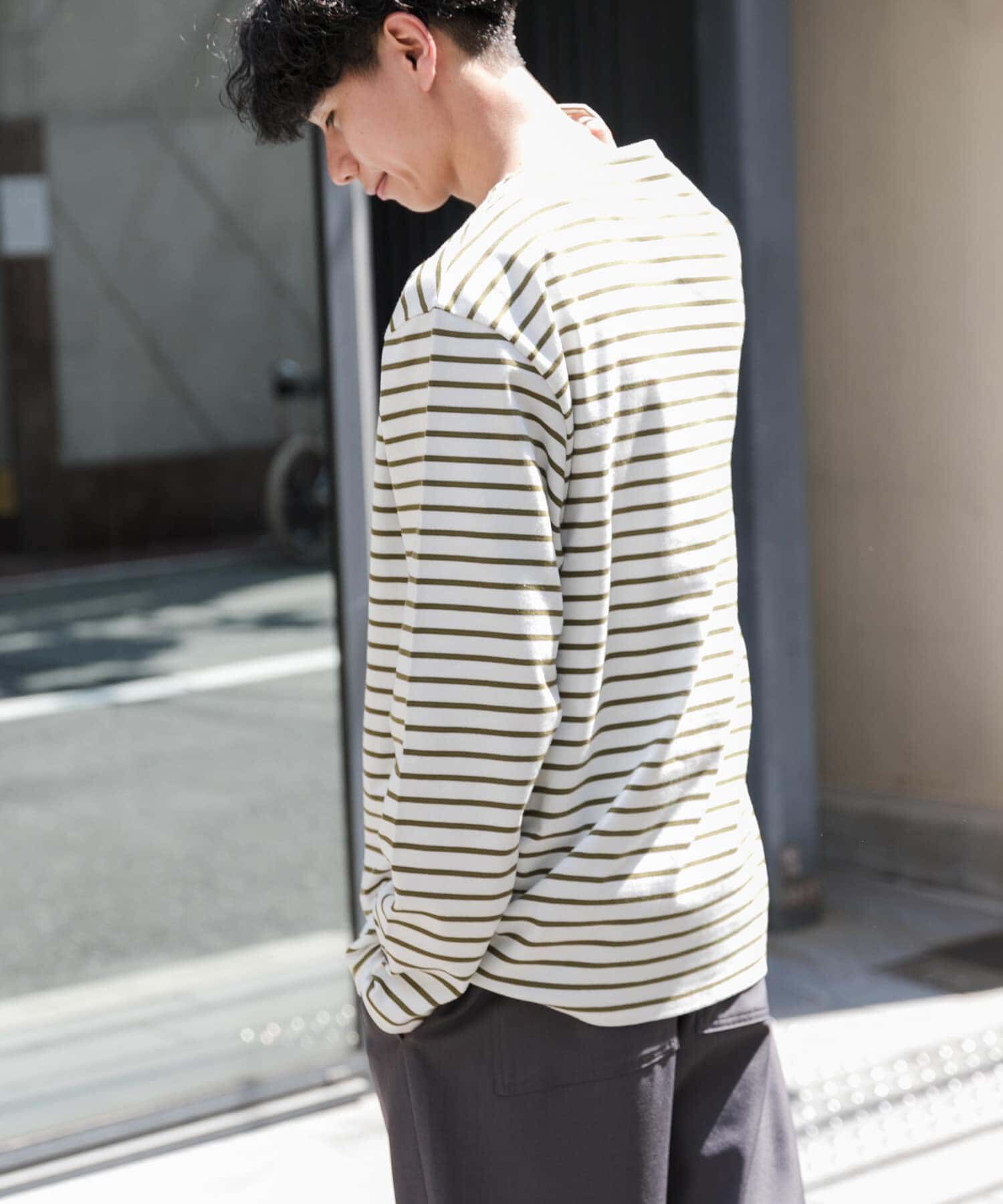 URBAN RESEARCH DOORS「FORK&SPOON　ボートネックボーダー」|Tシャツ・カットソー|