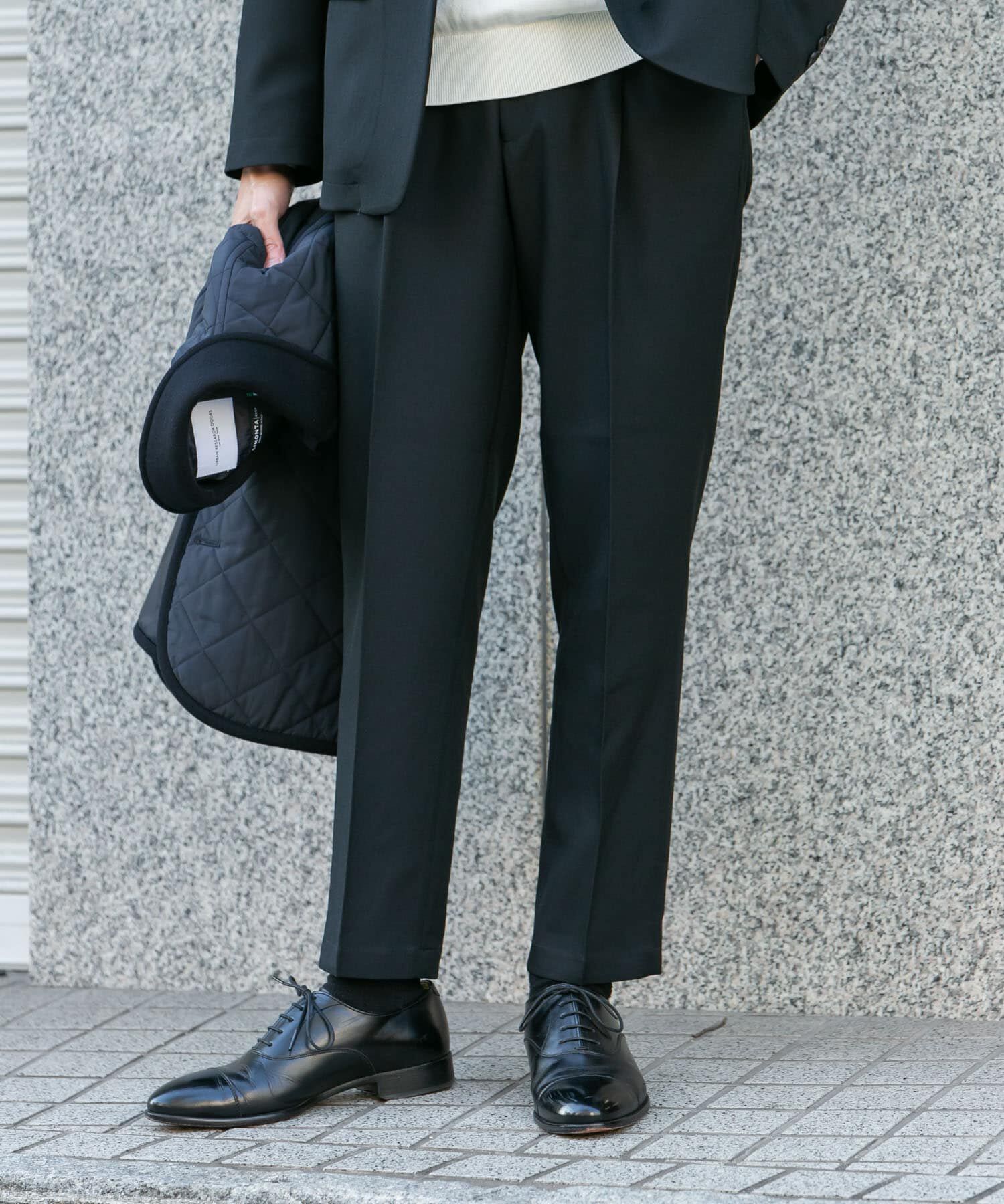 URBAN RESEARCH DOORS「LIFE STYLE TAILOR　ツイルストレッチパンツ」|スラックス|
