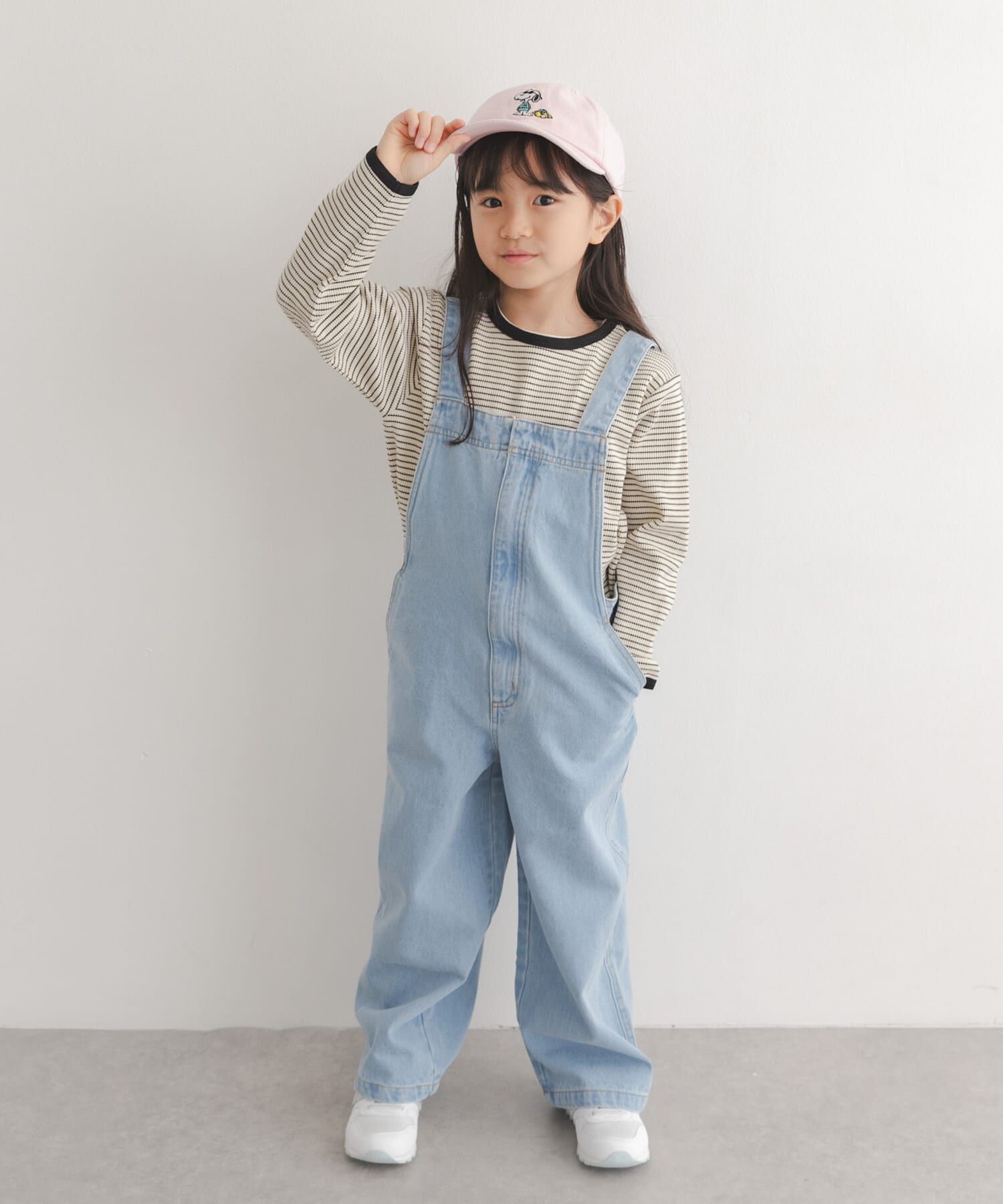 URBAN RESEARCH DOORS「『親子リンク』『150サイズあり』フロントZIPサロペット(KIDS)」|ワンピース|