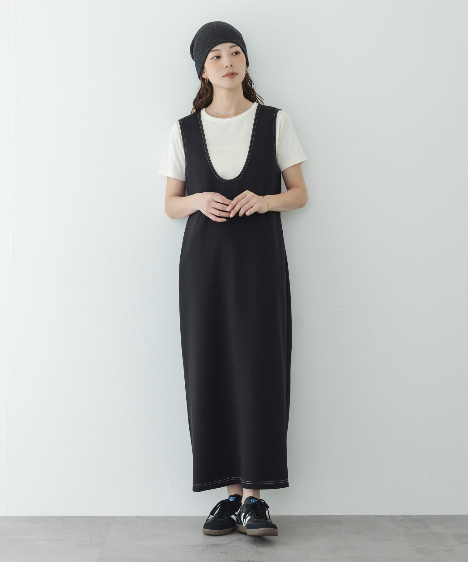 Sonny Label 「Uネックジャンパースカート」|ワンピース|