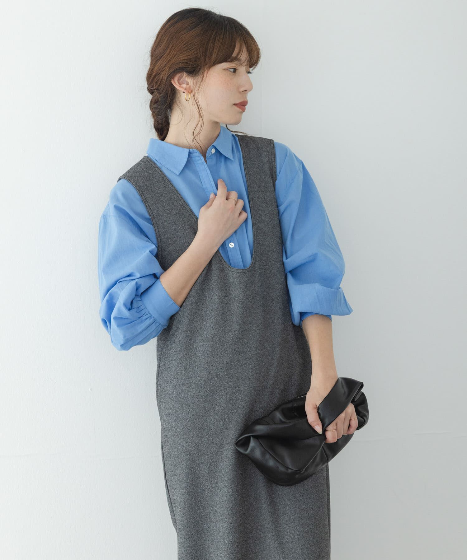 Sonny Label 「Uネックジャンパースカート」|ワンピース|