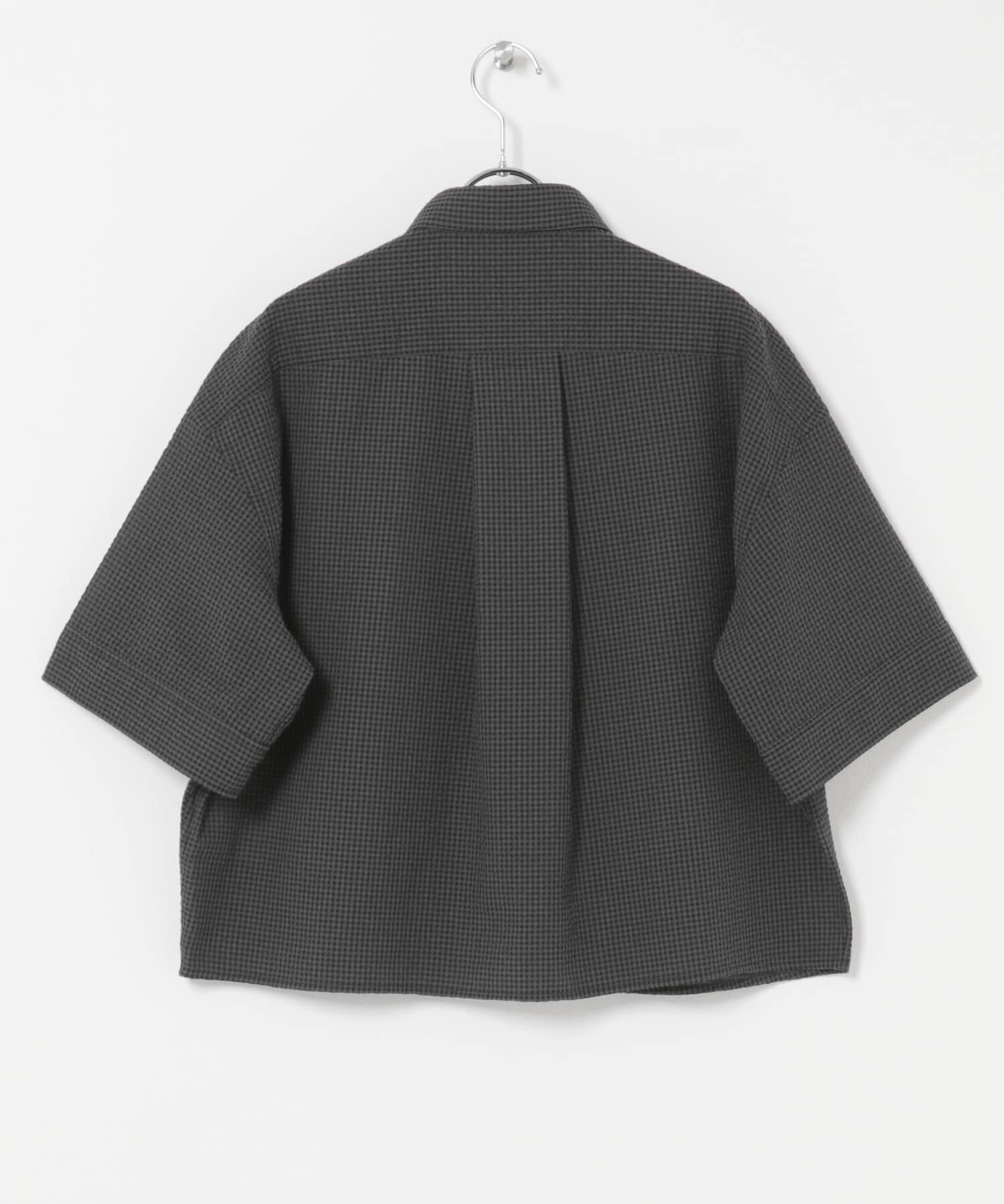 URBAN RESEARCH DOORS「FORK&SPOON　シアサッカーレギュラーカラーシャツ」|シャツ・ブラウス|