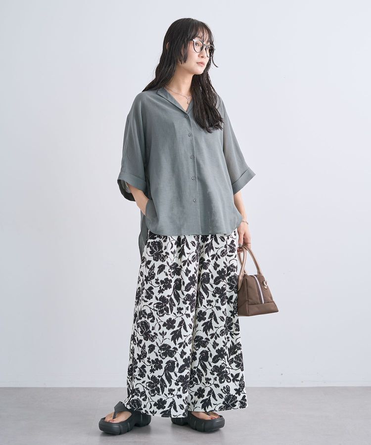 Green Parks「【WEB限定】開襟シアージャケット風シャツⅡ」|シャツ・ブラウス|