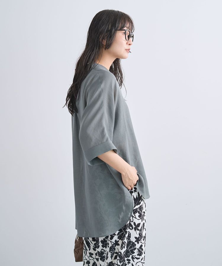 Green Parks「【WEB限定】開襟シアージャケット風シャツⅡ」|シャツ・ブラウス|