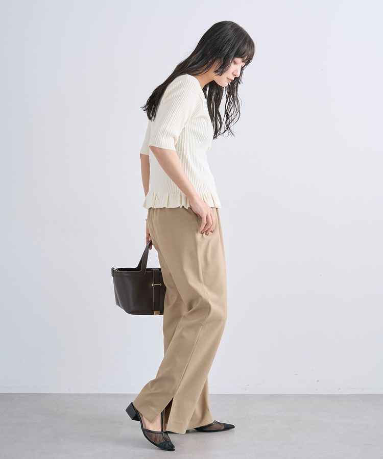 Green Parks「フリルニットカーディガン」|カーディガン|