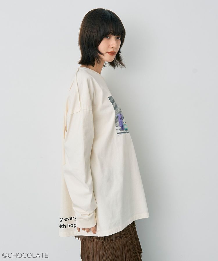 YECCA VECCA「【Whippi&Wrappi】プリントロンTee①」|Tシャツ・カットソー|