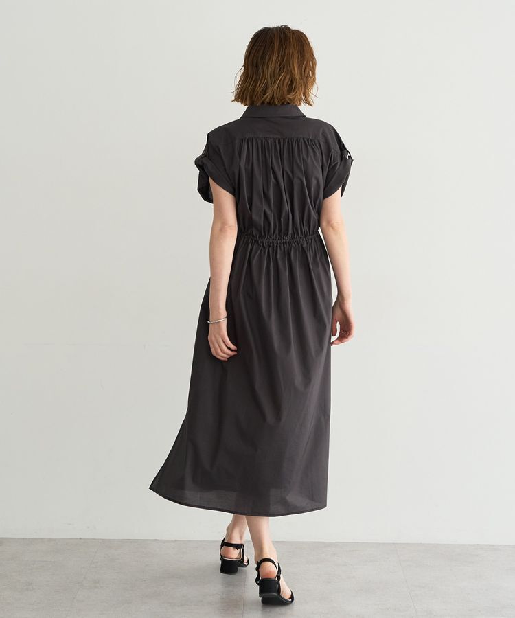 YECCA VECCA「【ORGABITS】タックシャツワンピース」|ワンピース|