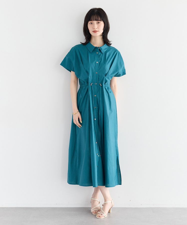 YECCA VECCA「【ORGABITS】タックシャツワンピース」|ワンピース|