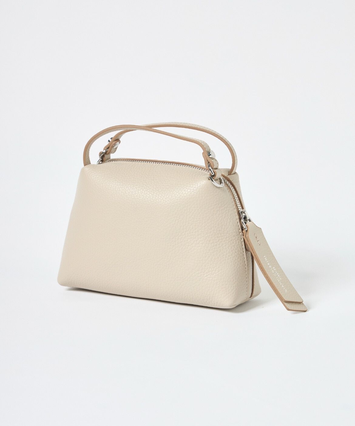 FAVORITE SUKINAMONO「ALIFA S ミニレザーバッグ《GIANNI CHIARINI》」|ハンドバッグ|オフホワイト1