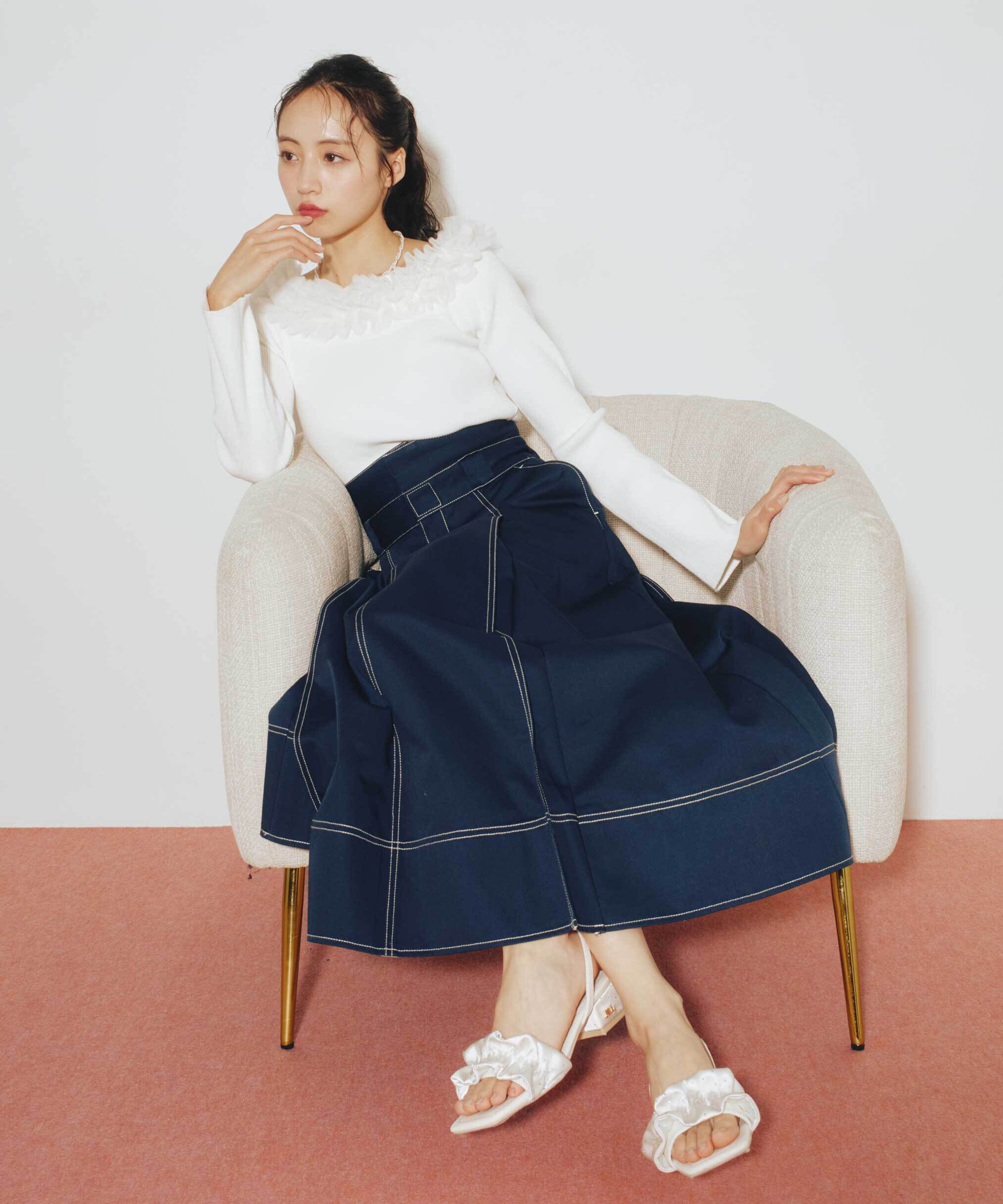  「「Dickies &times; JILL by JILL STUART」別注ステッチロングスカート」|スカート|
