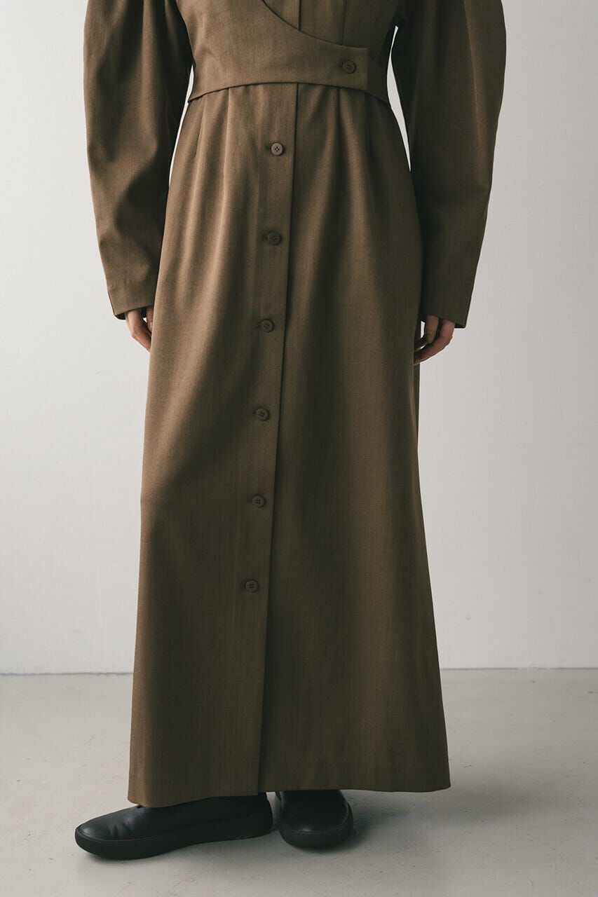 STYLEMIXER「アシンメトリーシャツワンピース」|ワンピース|