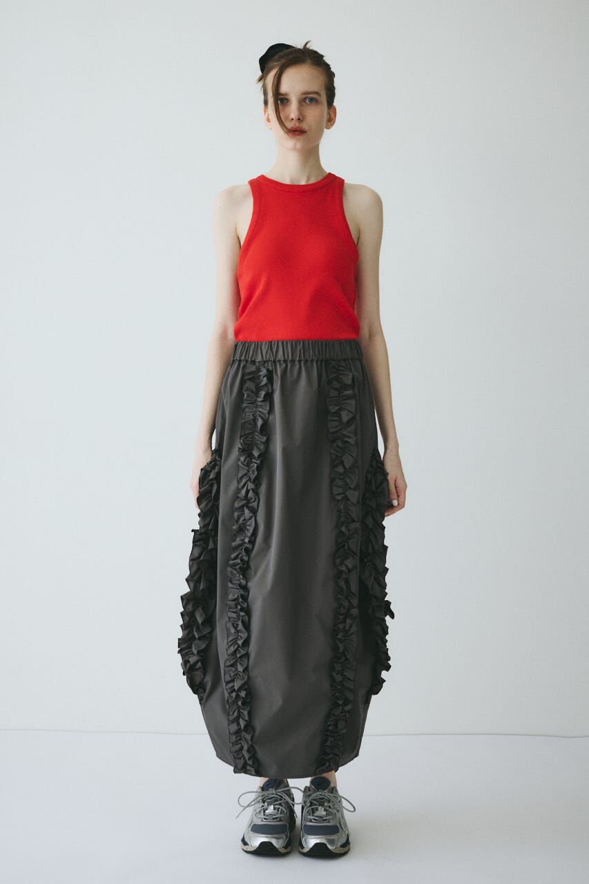 HeRIN.CYE「［予約］Frill cocoon skirt」|スカート|GRY