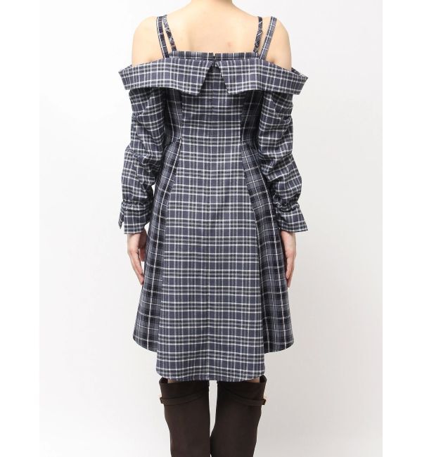 dazzlin「レイヤードイレヘムシャツワンピース」|ワンピース|