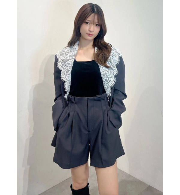 MERCURYDUO「ハイウエストツータックショートパンツ」|その他|