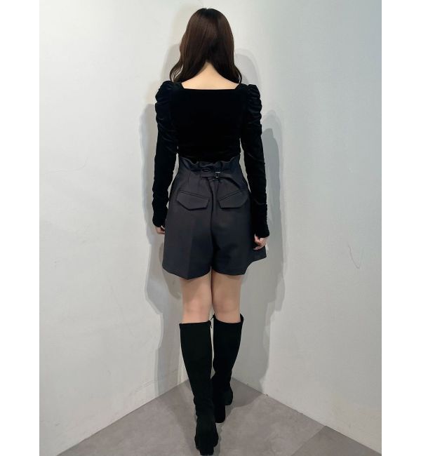 MERCURYDUO「ハイウエストツータックショートパンツ」|その他|