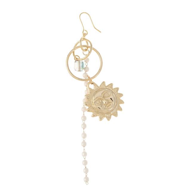 EVRIS「BALL CHAIN SUNNY ピアス」|ピアス|