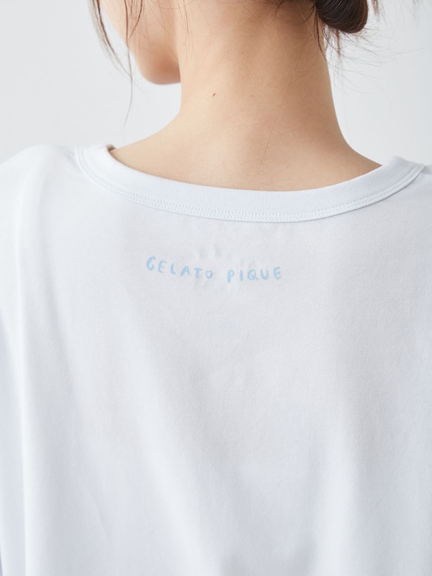 gelato pique「【抗菌防臭】サマーランドリーワンポイントBIGTシャツ」|ルームウェア|